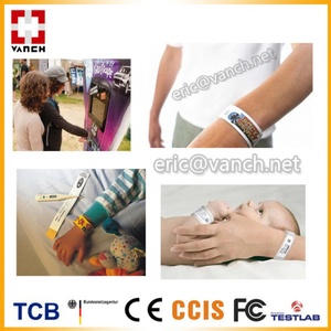 Vanch VT-88B Disposable UHF RFID Tag Cheap Passive Wristband Bib Tag for Race Timing System <b>Access</b> <b>Control</b> <b>Card</b> Readers - Product Image 5