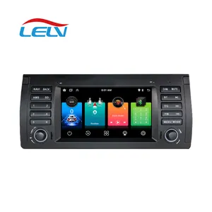 LELV 7英寸1din安卓13六核汽车多媒体宝马E39 M5带全球定位系统导航Dvd汽车
