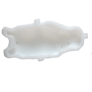 Sleeping Hippo Cake Mold White Transparent Animal Shape Baking DIY Chocolate Mold - Product Image 3