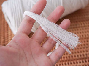 Cordones de macramé Cordón de algodón de 4mm Cuerda de giro simple <span class=keywords><strong>Makramee</strong></span> de 3mm - Product Image 5