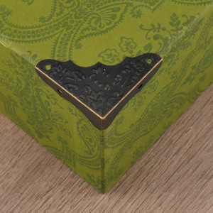 Antique Style Iron <b>Corner</b> <b>Protectors</b> 0.4 3 Mm Stamped Carbon Steel For Wooden Box Edge Banding - Product Image 4