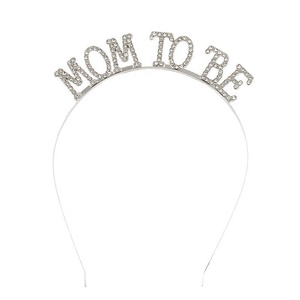 Rose Gold Mom <strong>to</strong> <strong>Be</strong> Headband Rhinestone Mommy <strong>to</strong> <strong>Be</strong> Headbands Shiny Crystal <strong>Mum</strong> <strong>to</strong> <strong>Be</strong> Hairbands New Mama Baby Shower Decorations - Product Image 4