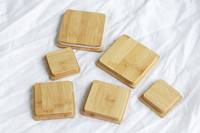 Récipient de stockage alimentaire en verre borosilicate de haute qualité avec couvercle en bambou hermétique et couvercle en verre confortable