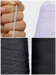 Tex11 tkt270 độ bền cao 150D/48F 300D/1 <span class=keywords><strong>nylon</strong></span> độ đàn hồi cao sợi <span class=keywords><strong>nylon</strong></span> FDY Khóa Cạnh chủ đề cho vớ yoga mặc - Product Image 6