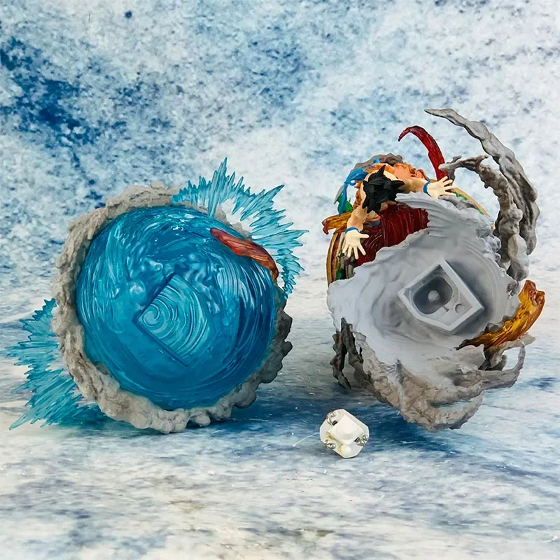 23CM Statue Son Goku Dragoned Genki BoLuminous Super Saiyan