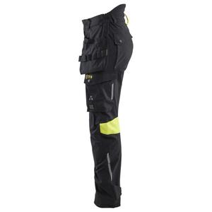 BLAKLADER - 710815129933C42 Pantalon inhérent à l'artisan pour femme Noir/Jaune haute visibilité-PANTALON DE TRAVAIL EAN 7330509910351 - Product Image 5