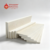 Panneau d'isolation en fibre céramique industrielle de qualité supérieure, écologique, résistant aux hautes températures jusqu'à 1800°C, ignifuge, pour foyer et four.