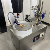 Meuleuse de bijoux électriques professionnelle pour pierres précieuses, machine à polir et à facetter, disque de meulage de 6 pouces en acier inoxydable, 180W, 0-2800 tr/min