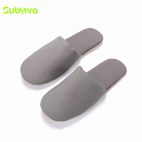 Chaussons de mariage confortables en polaire corail, pantoufles jetables en tissu gaufré pour hôtel, spa, complexe hôtelier, chambre d'hôtes