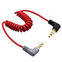 Câble SC7 enroulé de remplacement pour Rode IOS Patch TRRS-Microphone TRS 3.5mm