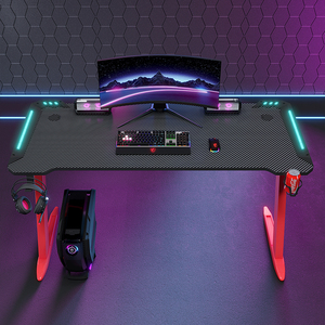Ofertas de Muebles YZ con Muestra Gratis: Escritorio de Juegos Convertible de Metal Negro Personalizado con USB, 90 cm, 8 Pies - Product Image 6