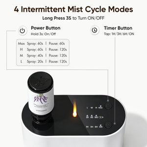 Diffuseur d'arômes sans eau, rechargeable, sans fil, silencieux, pour bureau, avec logo personnalisé, vente en gros - Product Image 3