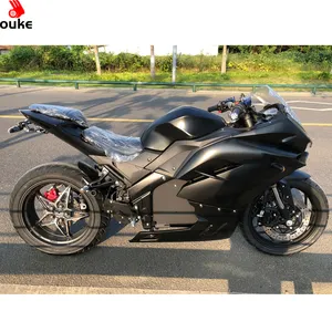 High Speed Electric Motorcycle 100 MPH Adult With Speedometer And Battery Pack