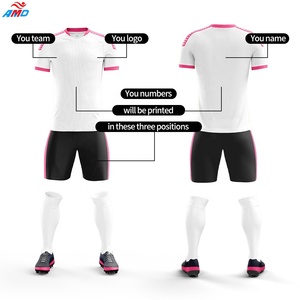 Nouveaux maillots de football respirants à sublimation numérique, design tendance, vente en gros - Product Image 2