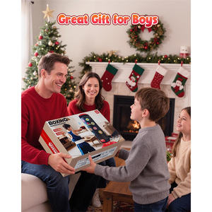 Ensemble de boxe <span class=keywords><strong>avec</strong></span> sac de frappe <span class=keywords><strong>gonflable</strong></span> et système de notation - Product Image 2