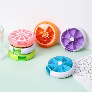 Jh Medibox Tùy Chỉnh <span class=keywords><strong>PP</strong></span> Trẻ Em Chống Xách Tay 7-Ngày Thuốc Lưu Trữ Container Hàng Tuần Y Lưu Trữ Trường Hợp Với Biểu Tượng Tùy Chỉnh - Product Image 2