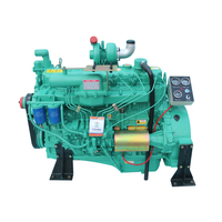 Moteur diesel hors-bord Voda neuf de 150 ch, 4 temps, 6 cylindres, démarrage électrique, refroidissement par eau, cylindrée de 9 L, modèle 6113, à vendre