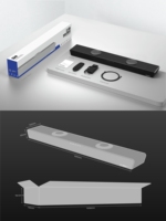 VIVIBRIGHT S3PE Sound Bar Ukuran Penuh 85W 2.1CH Speaker Stereo Desktop dengan 6 Speaker DTS VirtualX untuk Proyektor & Penggunaan Film