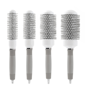 Brosse ronde professionnelle pour cheveux, en céramique thermique, pour lisser et sécher les cheveux, cheveux normaux à épais - Product Image 1