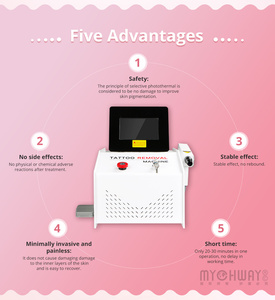 Mychway Portable laser tattoo remove machine Q switch nd yag laser machine - Product Image 5