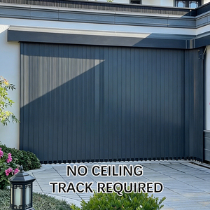Portes sectionnelles horizontales électriques automatiques en alliage d'aluminium durable, vente en gros d'usine, portes <span class=keywords><strong>de</strong></span> <span class=keywords><strong>garage</strong></span> coulissantes latérales - Product Image 4