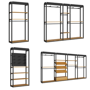 Kainice Customized Retail Store Fixture Cloth Display Stands Metal Boutique Clothing Garment <strong>Rack</strong> Men <strong>Clothes</strong> Display <strong>Racks</strong>