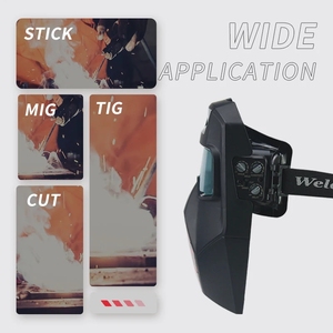 Gafas de Soldadura con Oscurecimiento Automático Solar, Casco de Soldadura con Protección UV DIN9-DIN13, Gafas de Soldadura - Product Image 5