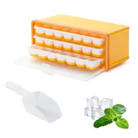 Wholesale Custom Silicone Ice Cube Molds, Silicone Ice Tray with Lid