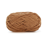 Fil épais en polyester teint, tricoté à la main, motif bâtonnet de glace mignon, pour écharpes de bébé, poupées, coussins et chaussures au crochet DIY
