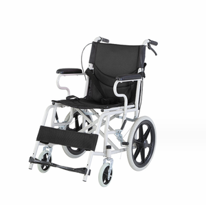 Wheelchair,Wheelchair <strong>Trolley</strong> Folding Small Lightweight Portable Elderly,Push <strong>Mobility</strong> <strong>Trolley</strong> for the Disabled - Product Image 1