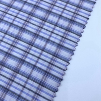Tissu tissé polaire à carreaux teint en fil de coton et polyester de couleur personnalisée pour jupes chemise uniforme scolaire pour chemise