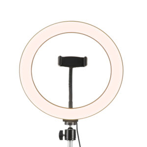 Treppiede professionale in diretta Streaming con luce ad anello a LED per <span class=keywords><strong>YouTube</strong></span> TikTok <span class=keywords><strong>Video</strong></span> Broadcasting regolabile in altezza - Product Image 1