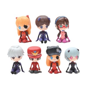 Nouvel ensemble de 7 figurines assises version Q Asuka <span class=keywords><strong>Ayanami</strong></span> <span class=keywords><strong>Rei</strong></span> EVA Anime - Product Image 6