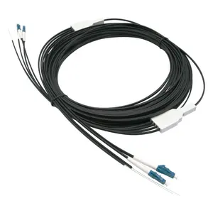 Fabricantes de cable de conexión de 3 metros, Conector de obturador automático sm sc SC apc a SC upc, cable de fibra óptica de parche