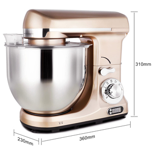 Robot pâtissier électrique 6QT 500W pour cuisine, mélangeur de pâte et de gâteaux, batteur sur socle - Product Image 4