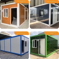 Maison conteneur préfabriquée de luxe, sécurisée, extensible, contemporaine, à deux chambres, de 40 et 20 pieds, pour bureau, appartement ou hôtel