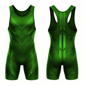 Combinaison de lutte légère imprimée unisexe pour l'entraînement et la compétition, vêtement de sport à séchage rapide, extensible, une pièce - Product Image 6