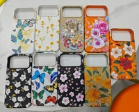 Coque de téléphone à motifs colorés avec impression dorée pour iPhone 18, iPhone 17, 16, 15, 14 Pro Max – Accessoires pour téléphones