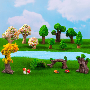 Mini Árbol Creativo, Árbol Florido Simulado, Figura de Resina, Miniaturas, Adornos para Decoración de Paisajes, Accesorios para Manualidades - Product Image 3