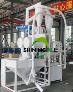 Moulin à farine de blé haute efficacité Shining, modèle 6FW-100A, broyeur à rouleaux, taille de la poudre réglable, 10,8 kW, monophasé, 1 moteur - Product Image 2