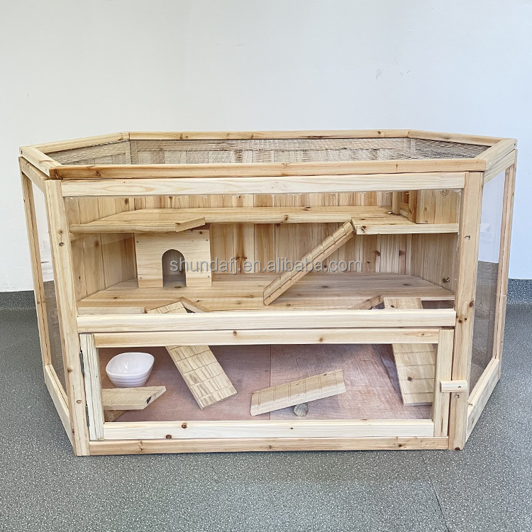 Curated visual reference: Picture Idea: Wooden Hamster Cage Spacious Eco Friendly Design 2025