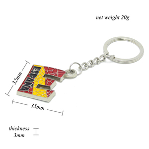 LLavero de recuerdo de España y <span class=keywords><strong>Madrid</strong></span>, llavero de viaje, promoción, regalos turísticos, llavero de Metal personalizado de España - Product Image 5