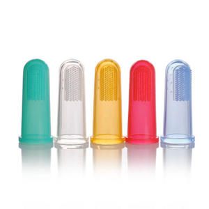 Spazzolino da denti per bambini, spazzolino da denti per dito in Silicone morbido per uso alimentare - Product Image 1