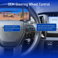 13 " Layar LCD Dashboard Digital Mobil Linux untuk Ford Everest Ranger T7 T8 2016-2021, Speedometer Virtual, Layar Upgrade