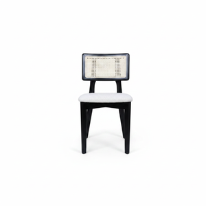 Premium Quality Durable Compact Wooden <b>Chair</b> with <b>Cane</b>-Back and Upholstered Seat for Dining, Hotels, and Outdoor Use - Product Image 2
