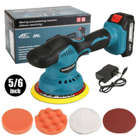 AOTUO Polisseuse orbitale sans fil 21V 600W pour voiture et sol, diamètre de roue 100MM, pour le detailing