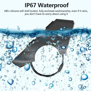 Bt13 xe máy xe đạp tay lái điều khiển từ xa không dây BT 5.0 không thấm nước âm nhạc Máy nghe nhạc phương tiện truyền thông điều khiển xe Mũ bảo hiểm thiết bị cầm tay - Product Image 4