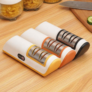 Aiguiseur de couteaux automatique rechargeable par USB, aiguisage rapide, nouveau design, outil de cuisine domestique - Product Image 2