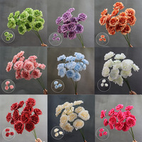 Bruidsdecoratie Hoogwaardige Kunstmatige Rozen Grote Bloemen voor de Gangpaden Handgemaakte Moderne Bloemstukken Kapel