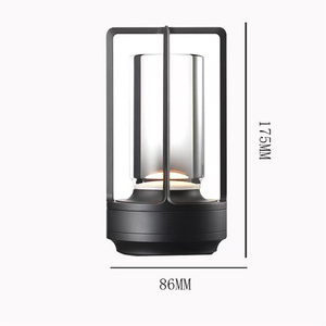 <span class=keywords><strong>Lampada</strong></span> da Tavolo <span class=keywords><strong>LED</strong></span> Moderna di Design per Esterni con Controllo Touch, <span class=keywords><strong>Senza</strong></span> <span class=keywords><strong>Fili</strong></span>, <span class=keywords><strong>Ricaricabile</strong></span>, Portatile per Ristoranti - Product Image 6